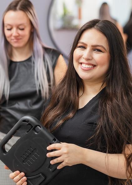 A smiling dental hygienist in Arlington, VA
